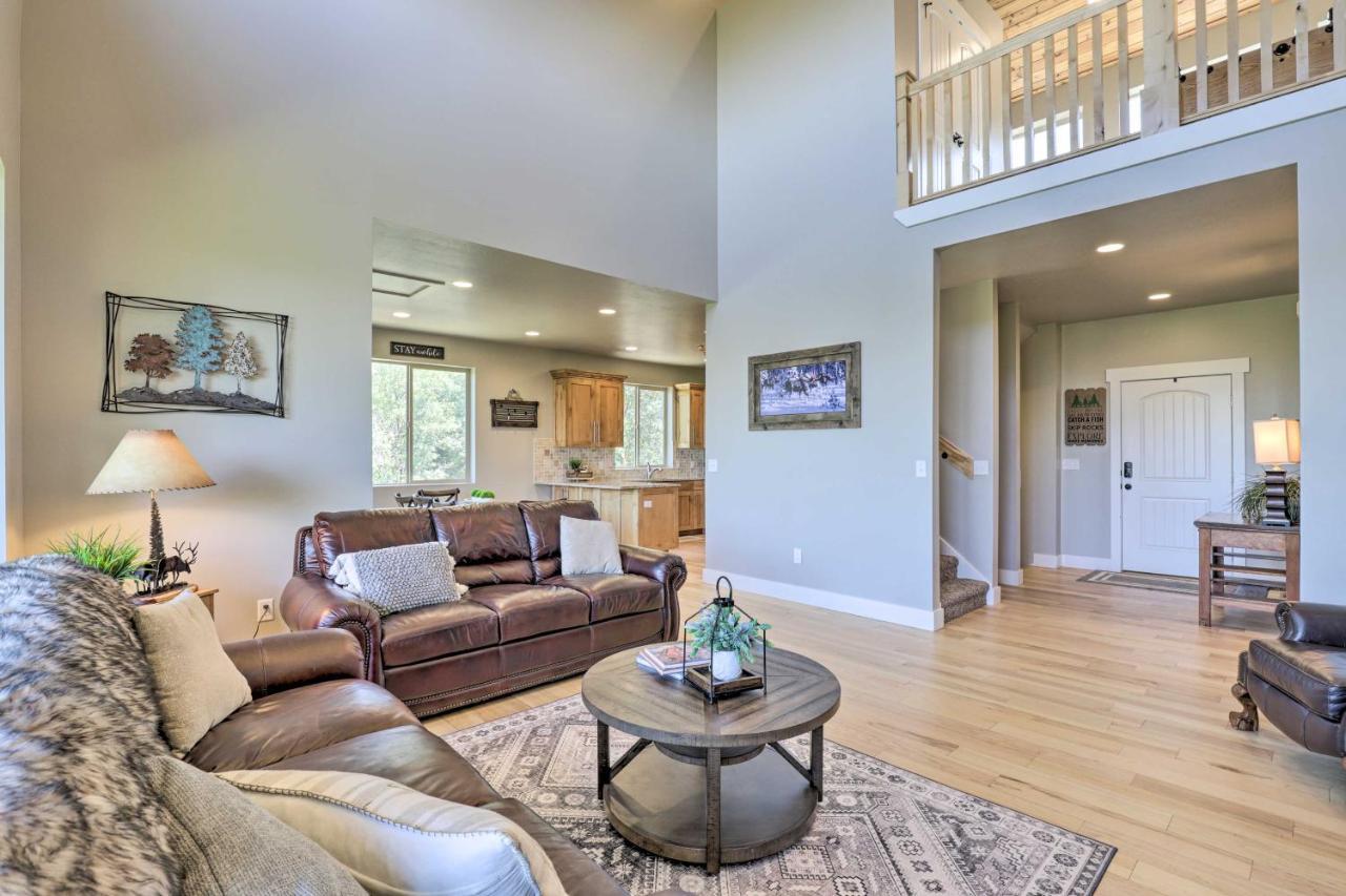 Spacious Resort Cabin In Manti-La Sal Mtns! Fairview المظهر الخارجي الصورة